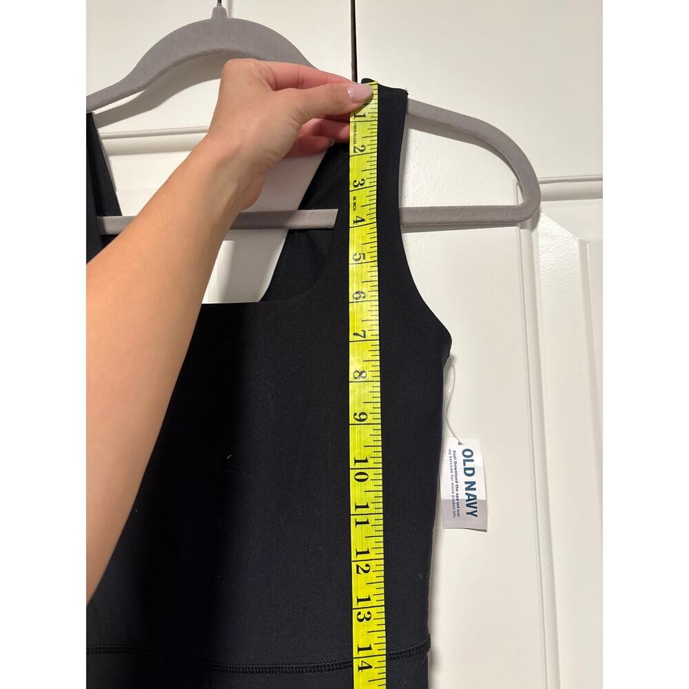 Old Navy Women's PowerSoft Go-Dry Black Flare Leg Jumpsuit XS - Picture 3 of 10